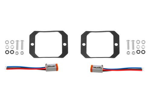Diode Dynamics Stage Series C1 Flush Mount Mounting Kit (Pair) - DD6621P