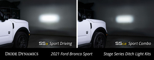Diode Dynamics 2021 Ford Bronco SS3 LED Ditch Light Kit - Sport Yellow Pro Combo - DD7141 User 5