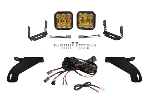 Diode Dynamics 21-22 Ford F-150 SS5 Bumper LED Pod Light Kit - Yellow Pro Combo - DD7331 Photo - Primary
