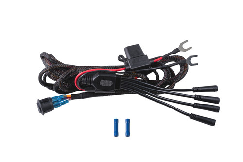 Diode Dynamics Stage Series Rock Light Single Color M8 3-Pin Wiring Harness - DD4142
