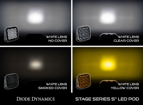 Diode Dynamics SS5 LED Pod Cover Smoked - DD7218