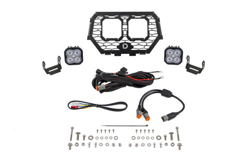 Diode Dynamics 14-18 Polaris RZR XP Stage Series LED Grille Kit - Sport White Fog - DD7857 Photo - Primary