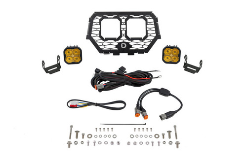 Diode Dynamics 14-18 Polaris RZR XP Stage Series LED Grille Kit - Sport Yellow Fog - DD7858 Photo - Primary