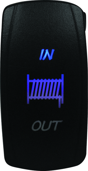 DragonFire Racing Lighted Switch Winch In/Out Blue - 521373