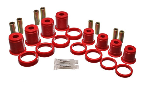 Energy Suspension 84-01 Jeep Cherokee/Wagoneer/Comanche 2WD Red Front Control Arm Bushings - 2.3101R Photo - Primary