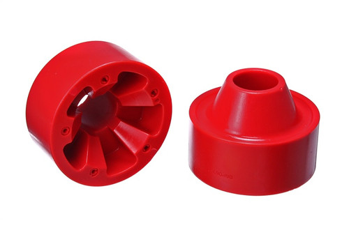 Energy Suspension 07-17 Jeep Wrangler (JK) Red Rear Coil Spring Spacer 1-3/4in Lift Set - 2.6112R Photo - Primary