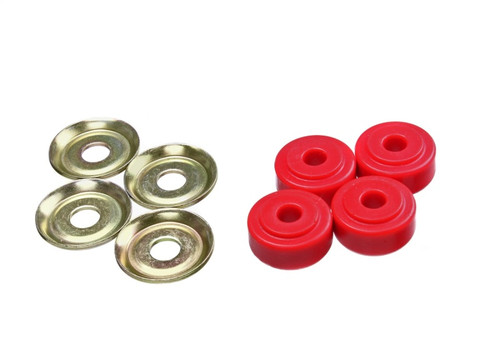 Energy Suspension Red Shock Tower Bushing Set 7/8in Nipple 3/8in ID 1-1/4in OD - 9.8177R Photo - Primary