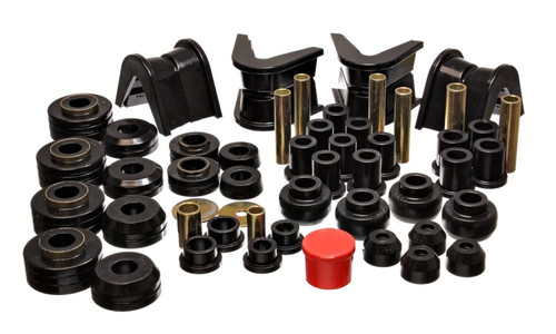Energy Suspension 73-79 Ford F-150 Pickup 4WD Black Hyper-flex Master Bushing Set - 4.18107G Photo - Primary