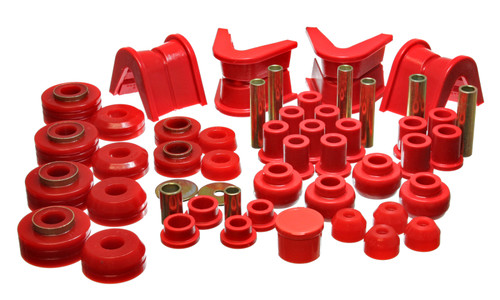 Energy Suspension 73-79 Ford F-150 Pickup 4WD Red Hyper-flex Master Bushing Set - 4.18107R Photo - Primary