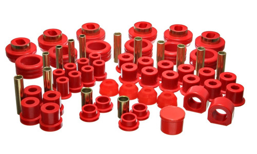 Energy Suspension 81-87 Chevy/GMC 4WD (w/ Aftermarket Frt Springs) Red Hyper-flex Master Bushing Set - 3.18103R Photo - Primary