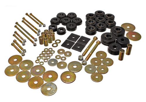 Energy Suspension 67-72 Denali XL/Suburban/Yukon XL 2WD/4WD/67-95 K-5 Blaze Blk Body(cab) Mount Set - 3.4149G Photo - Primary