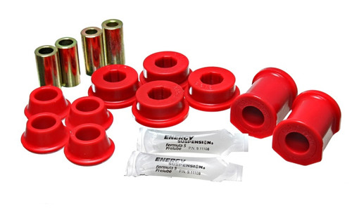 Energy Suspension 71-7/73 VW Super Beetle (Cast) Red Front Control Arm Bushing Set - 15.3106R Photo - Primary