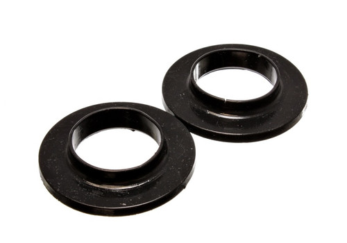 Energy Suspension Universal 2 1/8in ID 3 3/4in OD 3/4in H Black Coil Spring Isolators (2 per set) - 9.6118G Photo - Primary