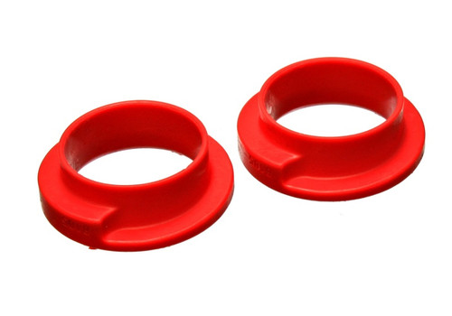 Energy Suspension Universal 2-3/16in ID 3in OD 1in H Red Coil Spring Isolators (2 per set) - 9.6115R Photo - Primary