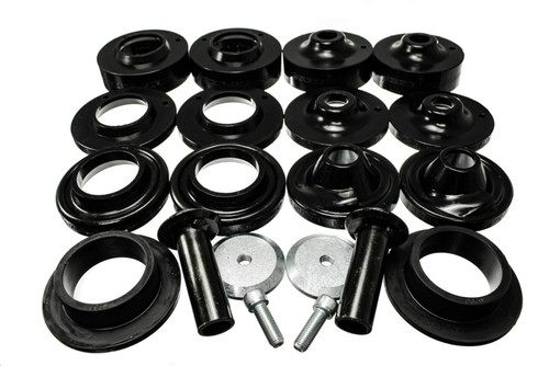 Energy Suspension 18+ Jeep Wrangler JL Black Rock-Flex 2in Adjustable Coil Spacer Set - 2.6116G Photo - Primary