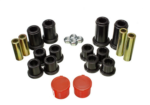Energy Suspension 07-13 Chevrolet Silverado 1500 4WD Front Control Arm Bushing Set - Black - 3.3199G Photo - Primary