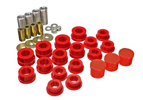 Energy Suspension 93-98 Toyota Supra Front Control Arm Bushing Set - Red - 8.3135R Photo - Primary