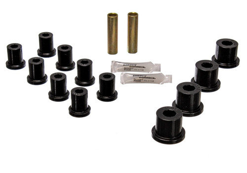 Energy Suspension Jeep Spring Bushing Set - Black - 2.2116G Photo - Primary