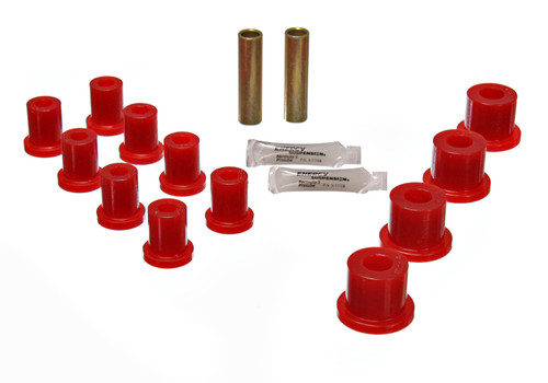 Energy Suspension Jeep Spring Bushing Set - Red - 2.2116R Photo - Primary