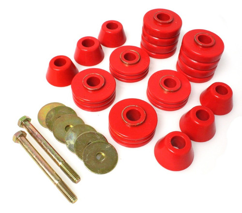 Energy Suspension Gm Body Mounts - Red - 3.4103R Photo - Primary