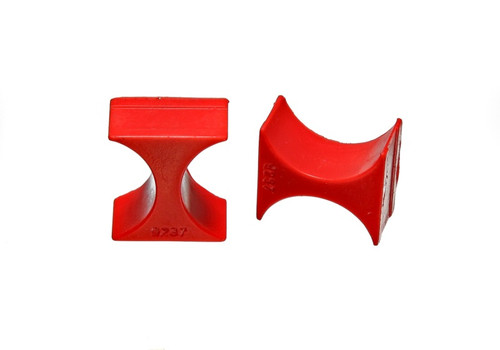 Energy Suspension 2 X 2 Shock Isolator Set - Red - 9.9161R Photo - Primary