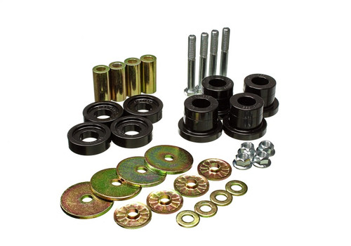 Energy Suspension 07-20 Chevrolet Suburban/Tahoe 1500 4WD Front Diff Bushing Set - Black - 3.1173G Photo - Primary