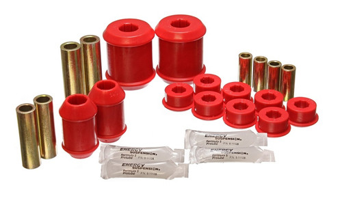 Energy Suspension 00-04 Mitsubishi Eclipse FWD Red Rear Control Arm Bushing Set - 5.3128R Photo - Primary
