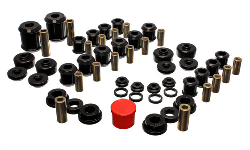 Energy Suspension 95-99 Mitsubishi Eclipse FWD/AWD Black Hyper-flex Master Bushing Set - 5.18107G Photo - Primary