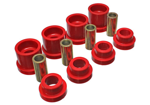 Energy Suspension 95-98 Nissan 240SX (S14) Red Rear Subframe Insert Set (Must reuse all metal parts) - 7.1117R Photo - Primary