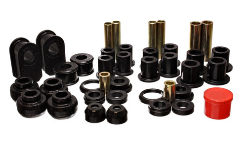 Energy Suspension 92-06 Ford E-250/E-350 Van 2WD Black Hyper-flex Master Bushing Set - 4.18116G Photo - Primary