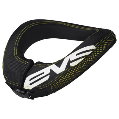 EVS R2 Race Collar Black/Hiviz - Youth - 112046-0110