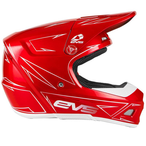 EVS T3 Pinner Helmet Red Youth - Small - HE21T3P-RD-S User 1