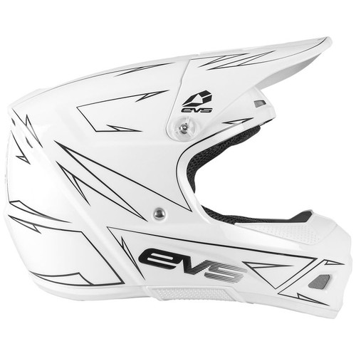 EVS T3 Pinner Helmet White Youth - Small - HE21T3P-WH-S User 1