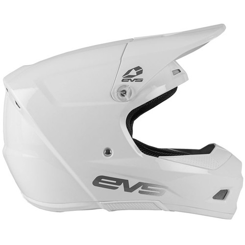 EVS T3 Solid Helmet White Youth - Large - HE21T3S-WH-L User 1