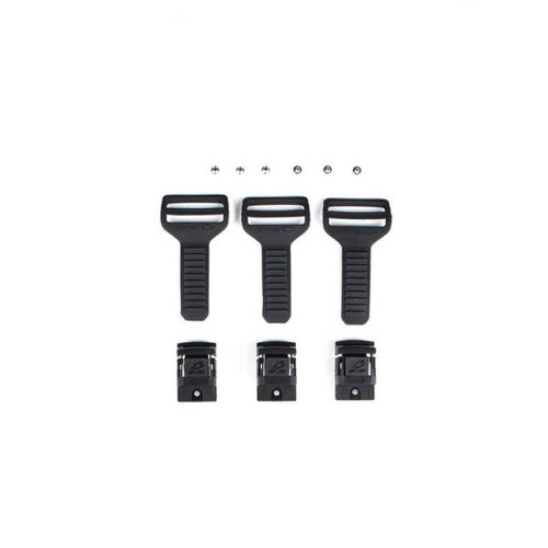 EVS RS9 Buckle Kit (3 Male/3 Female/Hardware) Black - One Size - KBRP-RS9-ST-KT User 1