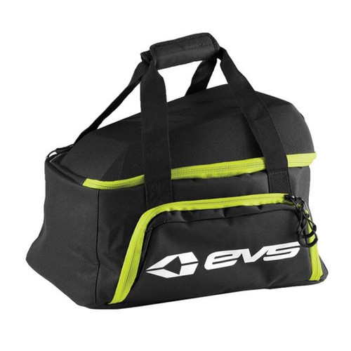 EVS Helmet Bag 6 inch x 12 inch - Black/Hiviz - HBAG User 1