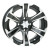 ITP SS 312 14x8 / 4x156 BP / 5+3 Offset Black w/ Machined Wheel - 1428449536B