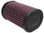 K&N Filter Universal Rubber Oval Straight 4.5in OL x 3.75in OW x 7in Height 20 Degree Angle
