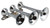 Kleinn Chrome Triple Horn/ 14.75In/ 13In/9.5In - Chrome-Plated Spun Copper - 630 Photo - Primary
