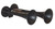 Kleinn Black Dual Horn/ 10In/7.5In - XCR2.0 Coated Zinc Alloy - 101 Photo - Primary