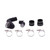 Mishimoto 11-14 Ford F-150 3.5L EcoBoost Cold Side Intercooler Pipe Kit - Wrinkle Black - MMICP-F150-11CWBK Photo - Primary