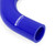 Mishimoto 03-04 Ford F-250/F-350 6.0L Powerstroke Lower Overflow Blue Silicone Hose Kit - MMHOSE-F2D-03EBL User 1