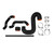 Mishimoto Subaru 02-07 WRX/04-07 STi Top-Mount Intercooler Kit - Powder Coated Black & Black Hoses - MMTMIC-WRX-01BKBK User 2