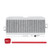 Mishimoto Subaru 08-15 WRX STi Top-Mount Intercooler Kit - Powder Coated Silver & Red Hoses - MMTMIC-STI-08SLRD Photo - Primary