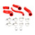 Mishimoto 13-17 Hyundai Veloster Turbo Silicone Intercooler Hose Kit - Red - MMHOSE-VLSTR-13TRD Photo - Primary