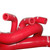 Mishimoto 86-93 Ford Mustang Red Silicone Hose Kit - MMHOSE-MUS-86RD User 2