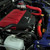 Mishimoto Mitsubishi EVO X Blue Silicone Hose Kit - MMHOSE-EVO-10BL Photo - Mounted