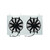 Mishimoto 93-98 Subaru WRX GC8 Aluminum Fan Shroud Kit - MMFS-GC8-93 Photo - Primary