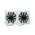 Mishimoto 93-98 Subaru WRX GC8 Aluminum Fan Shroud Kit - MMFS-GC8-93 Photo - Primary