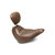Mustang 18-21 Harley Softail Slim Wide Tripper Solo Seat w/Driver Backrest Diamond - Brown User 1